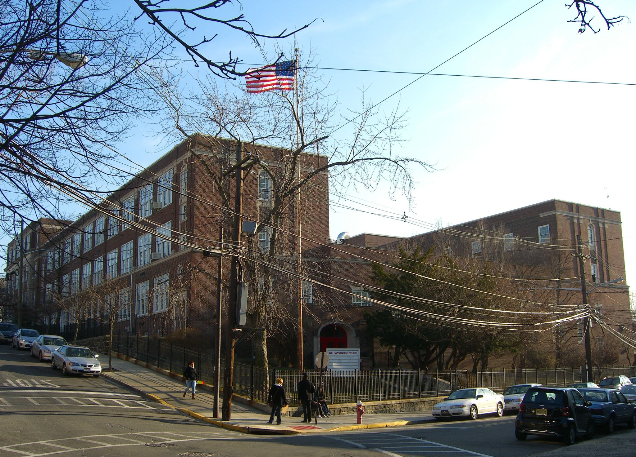 Weehawken High school view