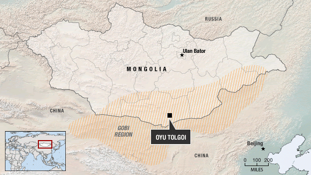 Oyu Tolgoi, Mongolia